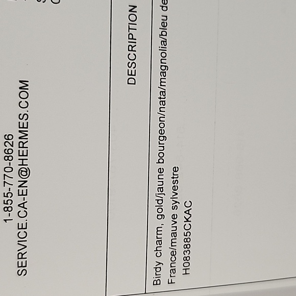 Hermes birdy bag charm - Picture 6 of 7